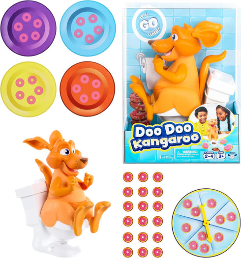 Doo Doo Kangaroo Game. Feed Him Until He's Gotta Go! Grab The Donuts and Dodge The Doo Doos. Collect The Most Donuts to Win...