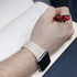 INI Compatible with Apple Watch Band 49mm 45mm 44mm 42mm 41mm 40mm 38mm - Adjustable Leather Strap with Magnetic Closure System for iWatch Series ...
