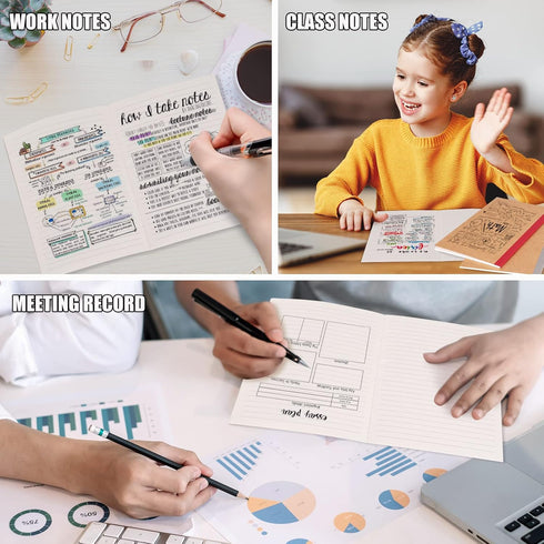 EOOUT 26 Pack A5 Kraft Notebooks, Composition Notebooks, Lined Journals Bulk with Rainbow Spines, 10 Colors, 60 Pages Lined Paper for Kids, Women ...