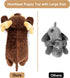 Dog Heartbeat Toy for Separation Anxiety Relief, Heartbeat Puppy Toy with Automatic Timing, Puppy Heartbeat Stuffed Animal for Dogs Cats Pets...
