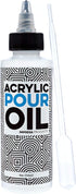 IMPRESA Acrylic Pouring Oil - 100% Silicone - Ideal Silicone Lubricant for Art Applications - Large 4 Ounces (Includes Pipette) - Made in The USA...