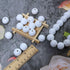100 White Round Wooden Beads, 20mm Painted Loose Beads Smooth Spacer Beading Supplies for Garland Jewelry Necklace/Bracelets(4mm Hole)...