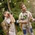 10 Pcs Kids Jungle Binoculars Small Novelty Shock Proof Compact Safari Binoculars Toys with Compass and Neck String for Explorers Gifts Outdoor Ca...