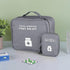 First Aid Bag Empty, Waterproof Emergency Medic Trauma Bag, Medicine Bag For Traveling ,Home Hiking Camping Car Office(Large and Small,Cationic Gr...