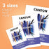 Canson Graduate Mixed Media Pad, Foldover, 9x12 inch, 20 Sheets | Artist Paper for Adults and Students - Watercolors, Mixed Media, Markers and Art...