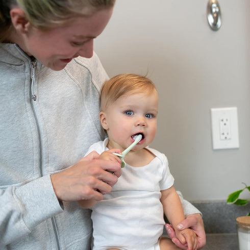 Dr. Brown's Infant-to-Toddler Toothbrush, Elephant, Mint, 0-3 Years...
