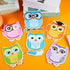 6 Pack Owl Sticky Notes Owl Shaped Notepads Cute Notepads Things to Do Notepad Owl Party Favors for Kids Teacher Classroom Office Gifts Decor Supp...