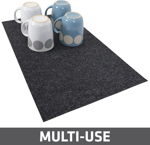 Drymate Coffee Maker Mat, (Coffee Station Bar Accessory) Protects Kitchen Countertops From Spills, Stains & Scratches, Absorbent, Waterproof, Wash...