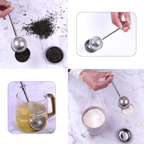 Sugar Shaker, Flour Sifter, Flour Duster for Baking, 304 Stainless Steel Powdered Sugar Spring Duster for Baking, Sifting Sugar, Flour, Spices and...