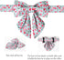Lionet Paws Design Dogs Collar Cute Flower Sailor Bow Dog Collars for Girl Female Small Medium Dogs with Tulips S...