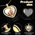 Hicarer 24 Pcs Rhinestone Pendant Trays Set Including 8 Heart Shape Double Sided Blank Pendant Charms with 16 Glass Domes Blank Discs Necklaces Ha...