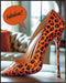 Posterizer 1 pcs-Comic style high heeled shoe with a leopard print-fabulous -1-Inspirational Women's Art Gift for Women, Fashionistas, Designer F...