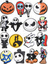 VZDIOR Pack of Skull Shoe Charms Halloween Horror Shoes Decoration Charms for Party Favor...