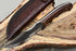 Tracker Knife with Sheath, Handmade Hunting Knife, Full Tang Camping Knife with Wooden Handle, Hand-forged Steel Blade Knife, Survival Knife...
