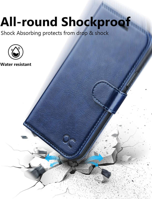 OCASE Compatible with iPhone 11 Wallet Case with Card Holder, PU Leather Flip Case with Kickstand and Magnetic Closure, TPU Shockproof Interior Pr...