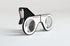 Mini Virtual Reality Glasses for Smartphone Foldable VR Headset Compliant with iPhone & Android Cell Phone Vr Games and 3D Movies...