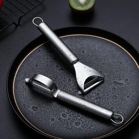 Potato Vegetable And Fruit Peelers For Kitchen,Kyraton Y Shaped And I Shaped Quality Stainless Steel Peelers,Sharp Blade And Ergonomic Non Slip Ea...