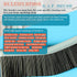 Hard Bristle Crevice Cleaning Brush, Grout Brush, Cleaning Brushes Small Spaces, Crevice Cleaning Brushes for Household Use, especially for Slidin...