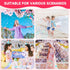 Bubble Wand for Kids, Rainbow Horse Bubble Machine Blower Maker Toys with Light, Outdoor Party Birthday Gifts for 1 2 3 4 5 6+ Years Old Toddlers ...