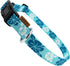 Dog Collar, Cute Floral Pattern, Soft and Adjustable Collar with Quick Release Buckle (XS (Neck 9-13", Width 3/8"), Hawaiian Blue)...