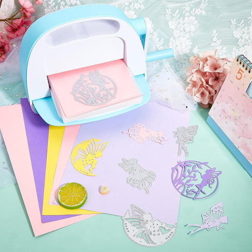 GLOBLELAND Metal Fairy People Cutting Dies Carbon Steel Cutting Dies Stencils for DIY Christmas Birthday Wedding Paper Card Making Craft Decoratio...