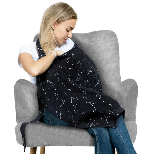 San Francisco Baby Nursing Cover – Breathable Breastfeeding Cover for Nursing, 360° Nursing Cover Up for Breastfeeding, Privacy Nursing Covers, Nu...
