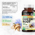 BIO KRAUTER Chicory Fiber Supplement - 1200 mg Strength - 100 Count - Chicory Root Powder - Inulin Capsules for Digestive Support - Vegan...