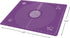 Silicone Baking Mat for Rolling Pastry Dough with Measurements, 19.7" x 15.7" BPA Free Non stick and Non Slip Purple Table Sheet Baking Supplies f...