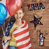 18 Pieces 4th of July Patriotic Suncatcher Paper Kit for Window, Stained Glass Effect Paper Suncatchers Window Door Art Classroom DIY Crafts Patri...
