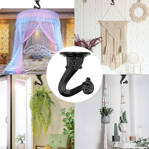 Hxchen 38mm/1.5" Ceiling Hooks - Heavy Duty Swag Hook with Steel Screws Bolts and Toggle Wings for Hanging Plants Ceiling Installation Cavity Wall...