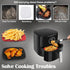 Upgrade Reusable Air Fryer Liners with Raised Silicone | Patented Product | BPA Free Non-Stick Silicone Air Fryer Mats | Air Fryer Silicone Tray A...