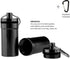 Deke Home Aluminium keychain medication pill box. Waterproof portable mini travel pill boxes medicine vitamin holder case. Bottle container, organ...