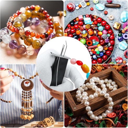 Rimoev Bead Knotting Tool for Secure, Knots Create Knots for Jewelry Making, Create Safety Knots for DIY Jewelry Pearl Beading and Other Decorativ...