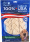Pet Factory 100% Made in USA Beefhide 7" Braided Sticks Dog Chew Treats - Natural Flavor, 6 Count/1 Pack...