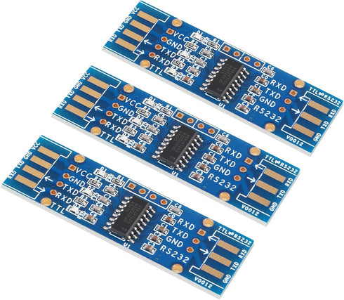 3pcs TTL to RS232 Module TTL RS232 Mutual Conversion Module Serial Level Conversion to SP232 for MCU, ARM, FPGA, for Arduino TTL Serial Port commu...