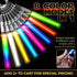 LIGHTSABER KEYCHAIN LIGHT UP LED STAR WARS Glowing Light Saber Key Chain Lightup Sabers 8 COLOR MODES: Green, Blue, Red, Baby Blue, Pink, Yellow, ...