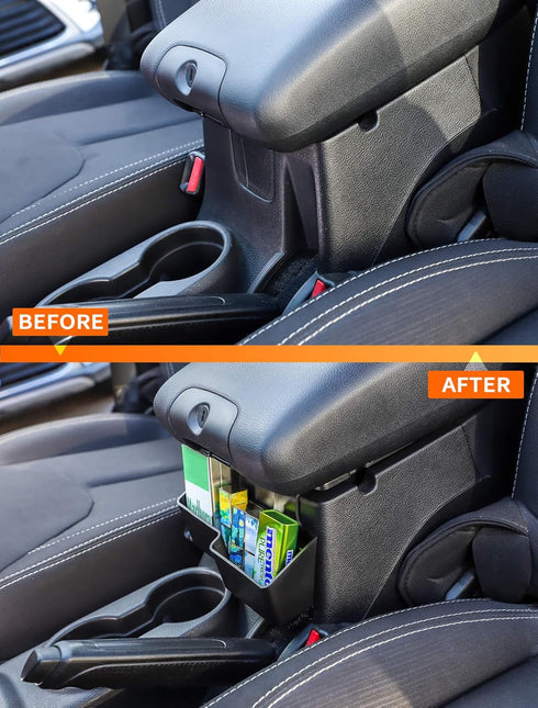 Savadicar JK Center Console Hanging Storage Box, Armrest Organizer Tray for 2011-2018 Jeep Wrangler JK JKU 2/4 Door, Interior Accessories, Patente...