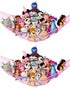 Lilly's Love Stuffed Animal Storage Hammock - Large 2 Pack - "STUFFIE PARTY HAMMOCK" (Pink)...