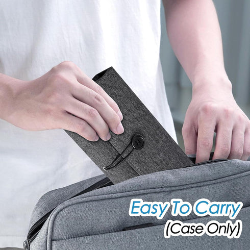 Travel Case for UCOMX for Nano/for Rtops/for Hicober/for Iseyyox 3 in 1 Wireless Charger, Foldable Magnetic Charging Station Storage Holder Bag fo...