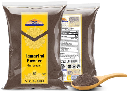 Rani Tamarind Powder (Imli) 7oz (200g) ~ All Natural| No Added Sugar/Salt | Vegan | Gluten Friendly | Kosher | NON-GMO | Indian Origin...