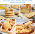 Rolling Pin Dough Roller for Baking with Thickened Non Stick Silicone Metal Handle Rolling Pin Stainless steel Fondant Roller Pin Cookie Pastry Ki...