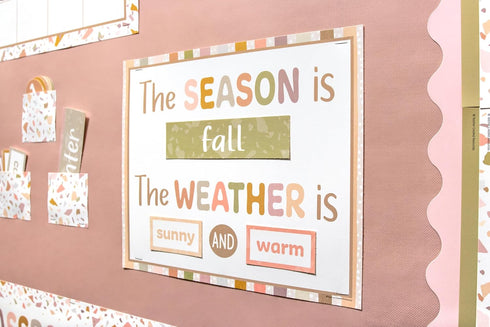 Teacher Created Resources Terrazzo Tones Calendar Bulletin Board (TCR7201)...