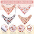 4 Pcs Western Cowboy Baby Bandana Bibs Newborn Infant Feeding Drool Bibs Wild West Cotton Bib for Drooling and Teething Nursery Burp Cloths for Gi...