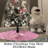 DUOBAO Christmas Tree Skirt 24-Inch Round Skirts Sparkly Pink Gold Great Gatsby Party Decorations Sequin Fabric...