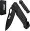 Rush Deer Pocket Knife, Folding Knife with Clip, Glass Breaker, Seatbelt Cutter. EDC Knife Utility Knife for Hiking Camping Fishing Work Outdoor E...