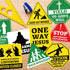 27PCS Religious Cutouts Jesus Construction Traffic Road Sign for Classroom Bulletin Board Decors, Sunday School VBS God Construction Theme Bible W...