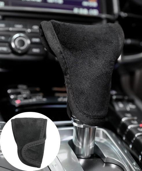 Soft Plush Car Gear Shift Cover,Auto Shift Gear Cover,Automotive Gear Shifter Knob Cover,Universal Fit Gear Stick Cover,Car Shift Lever Interior D...