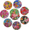 8 Pcs Diamond Art Painting Coasters with Holder,Chinese Traditional Northeast Flower Diamond Art Kits,DIY Diamond Art Painting Kits for Beginners,...