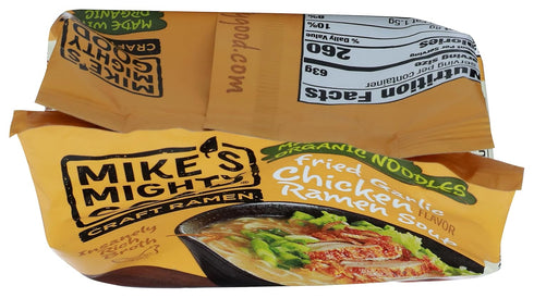 MIKES MIGHTY GOOD Organic Fried Garlic Chicken Ramen, 2.2 OZ...