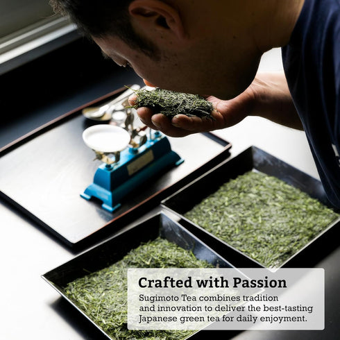 SUGIMOTO TEA Japanese Organic Matcha Genmaicha Tea Bags 12 Count Pack of 1...